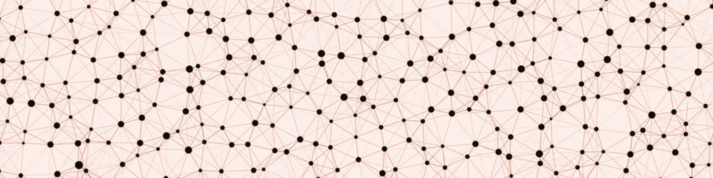 Network Mesh Computation Art background illustration