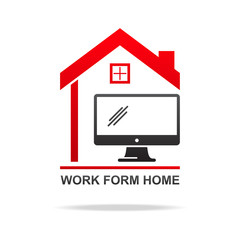 Work from home concept vector illustration,