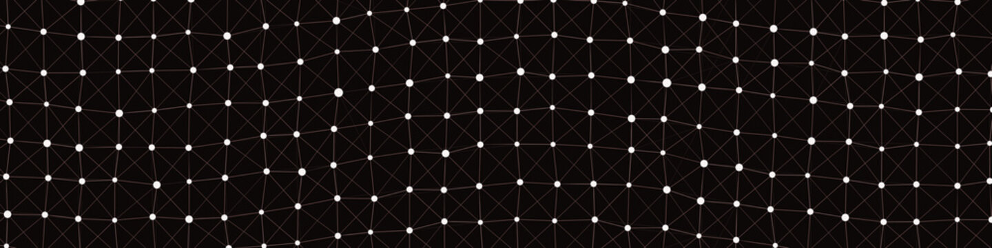 Network Mesh Computation Art background illustration