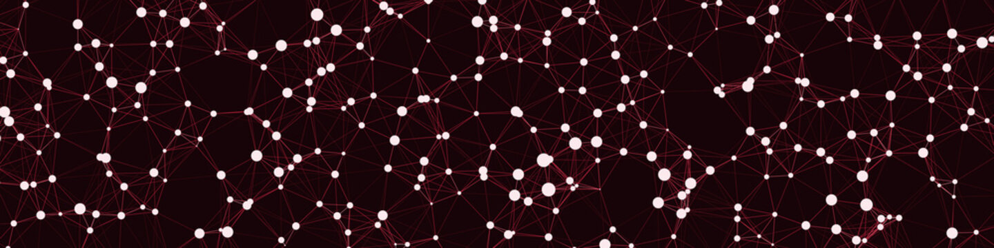 Network Mesh Computation Art background illustration