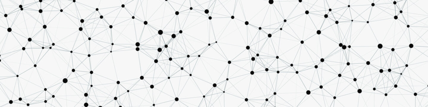 Network Mesh Computation Art background illustration