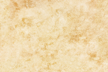 Brown paper texture. Grunge parchment background. Stained message backdrop for graphic design. Vintage ancient empty copy space background.