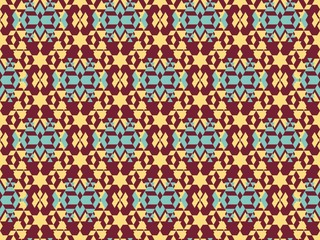 Seamless bright spring pattern with  geometry and  triangle.