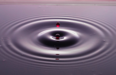 rippling after a few drops of Red wine.