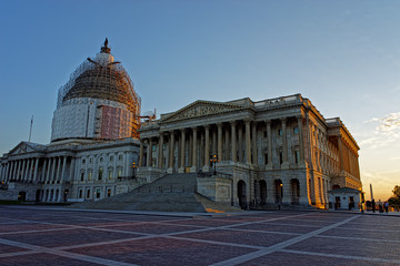United States Capitol and reconstruction works