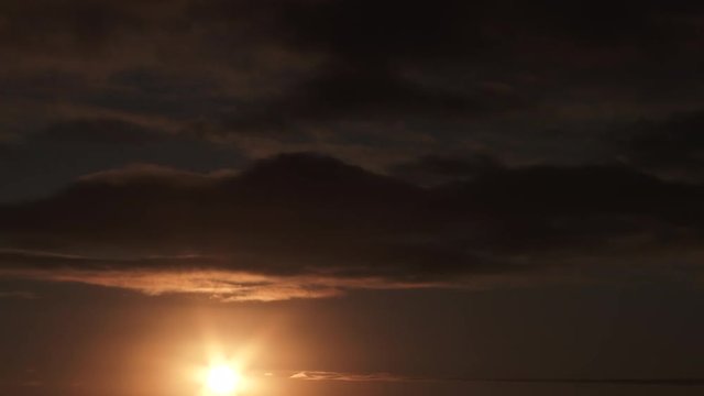 Sunrise Cloudscape Timelapse Night To Day
