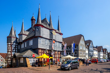 Fototapeta na wymiar Historisches Rathaus, Frankenberg, Eder, Hessen, Deutschland 