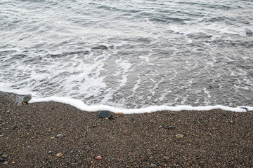 Sand Beach Ocean Waves / Ocean Foam / Relaxing Sea Tide