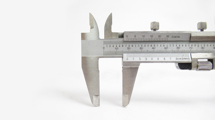 Isolated vernier caliper in white background picture with high details,Easy to use for any work