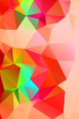 Light orange polygonal illustration