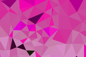 Obraz premium Colorful purple vivid polygonal triangular background pattern