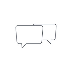 message icon. vector chat icon. vector symbol