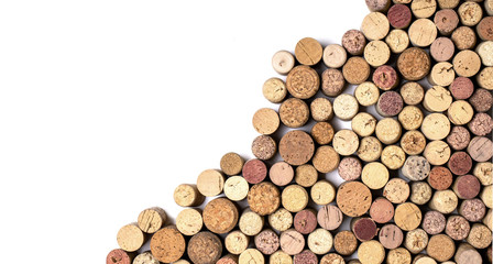  background of wine corks