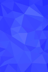 Abstract blue vivid triangle geometrical background, vector Illustration