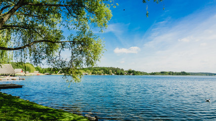 Panorama von Krakow am See