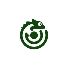 Chameleon logo design © Binpodo