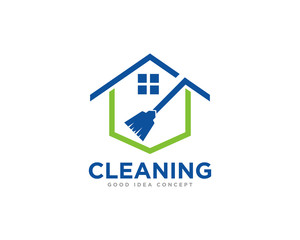 Cleaning Logo Icon Design Vector