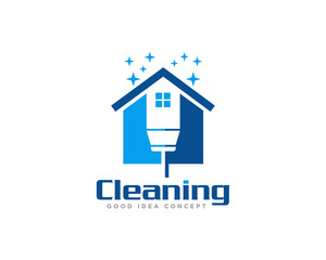 Cleaning Logo Icon Design Vector