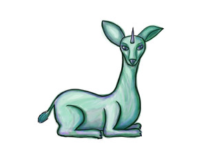 Beautiful magic creature