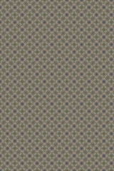 Fototapeta premium Intricate Filigree Seamless Pattern Green olive circle and crosses