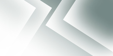  Green abstract tech geometric background. Line shape with light pattern composition