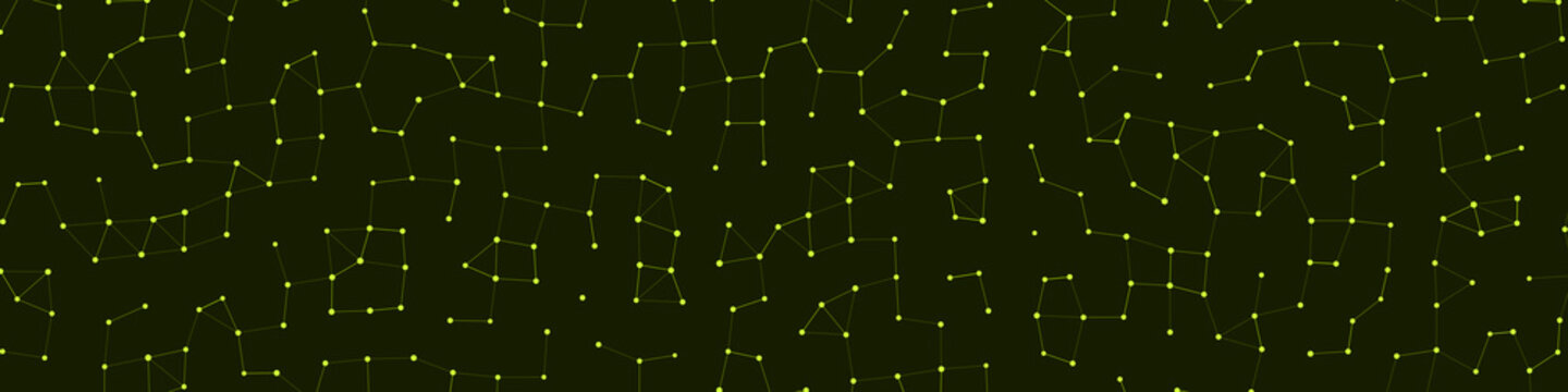 Network Mesh Procedural Art background illustration