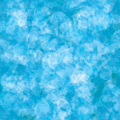 Abstract azure blue pattern. Deep ocean theme design. Creative soft ice background.