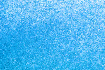 Blue bubbles abstract
