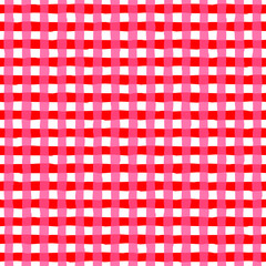 Table cloth seamless pattern with irregular and crossed red lines