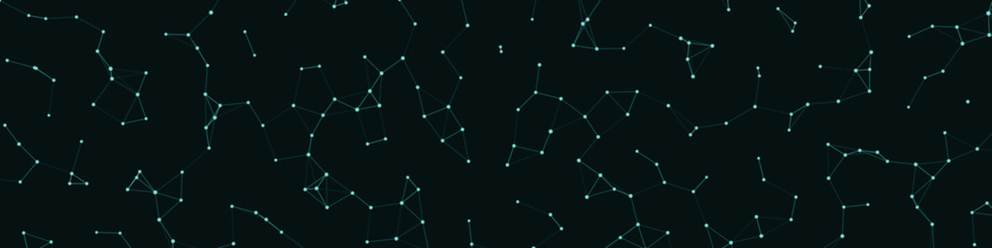 Network Mesh Procedural Art background illustration