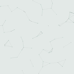 Network Mesh Procedural Art background illustration