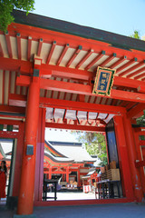 青島神社　神門