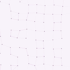 Network Mesh Procedural Art background illustration