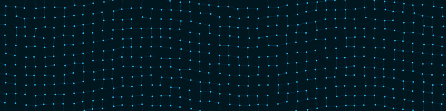 Network Mesh Procedural Art background illustration