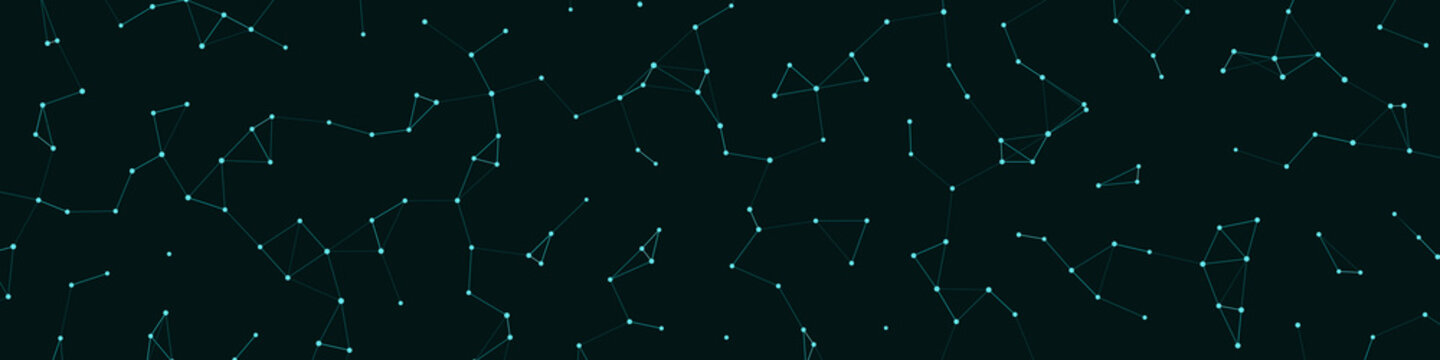Network Mesh Procedural Art background illustration