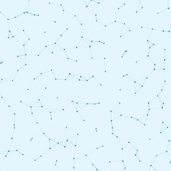 Network Mesh Procedural Art background illustration