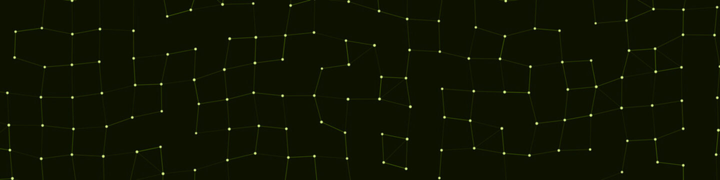 Network Mesh Procedural Art background illustration