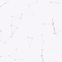 Network Mesh Procedural Art background illustration