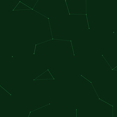 Network Mesh Procedural Art background illustration