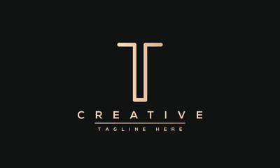 Modern creative T Logo Design and template. T TT icon initials based Monogram and Letters in vector.