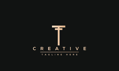 Modern creative T Logo Design and template. T TT icon initials based Monogram and Letters in vector.