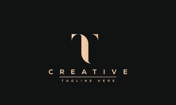 Creative Letter T Modern Logo Design Graphic by BlackSweet