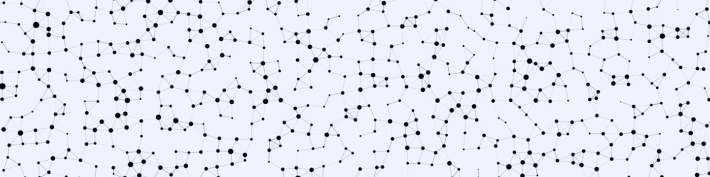 Network Mesh Procedural Art background illustration