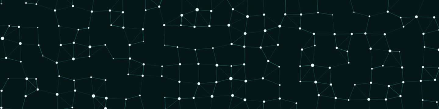 Network Mesh Procedural Art background illustration