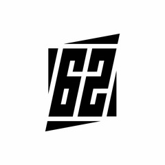 GZ Logo monogram with modern style concept design template