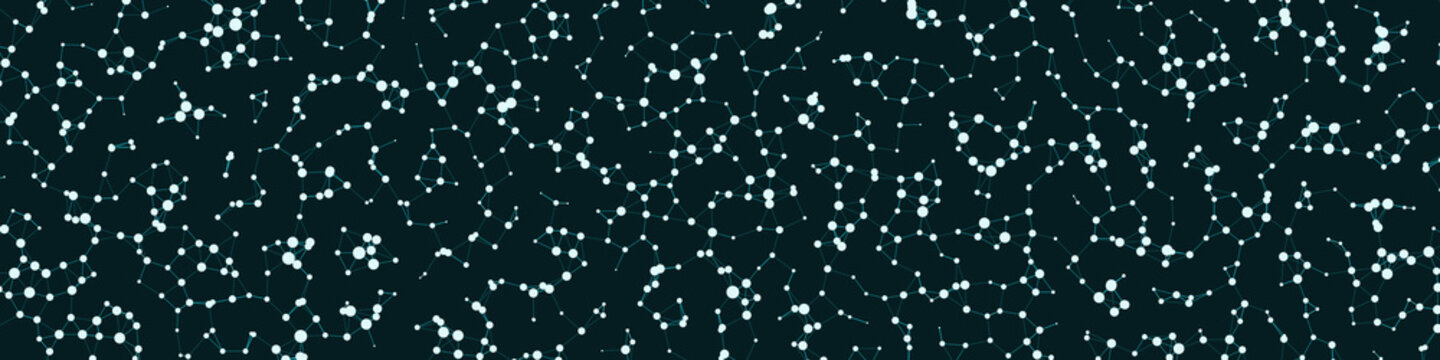 Network Mesh Procedural Art background illustration