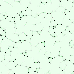 Obraz premium Network Mesh Procedural Art background illustration