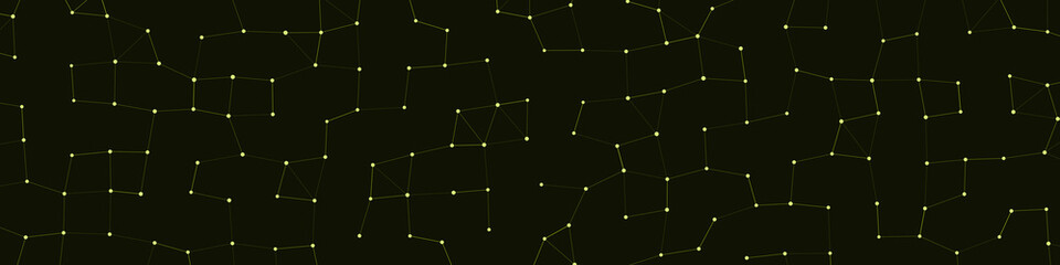 Network Mesh Procedural Art background illustration