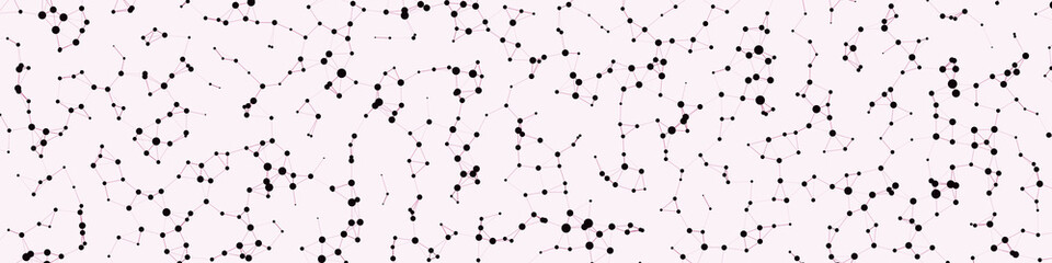 Network Mesh Procedural Art background illustration