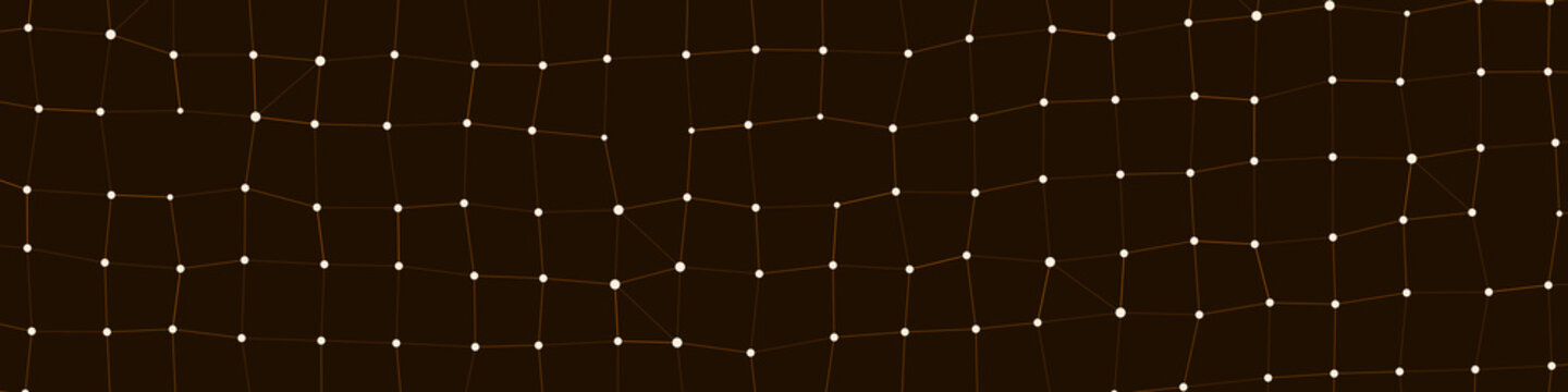 Network Mesh Procedural Art background illustration